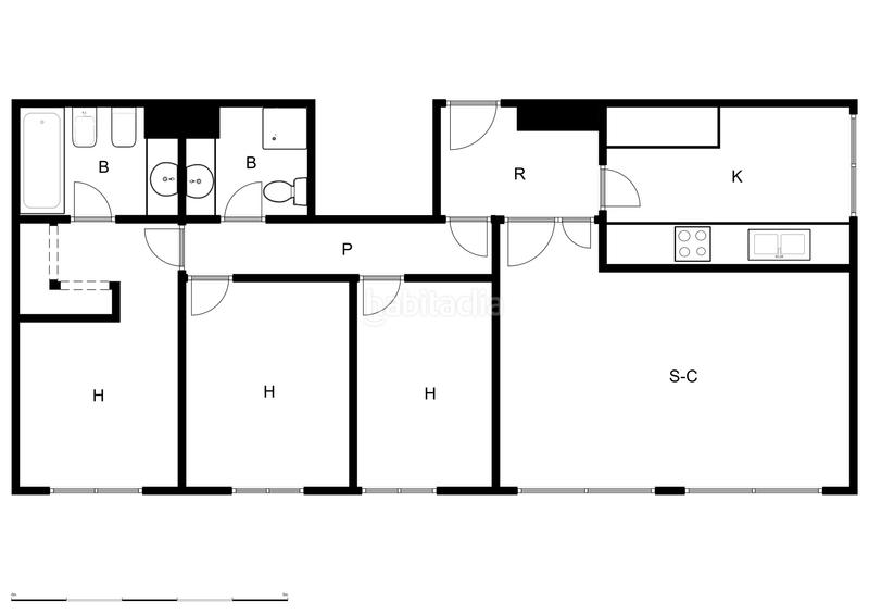 Foto 5db49905-6fdf-4c83-9185-1010f3a9b755. Flat with heating in Eixample Sud-Migdia Girona