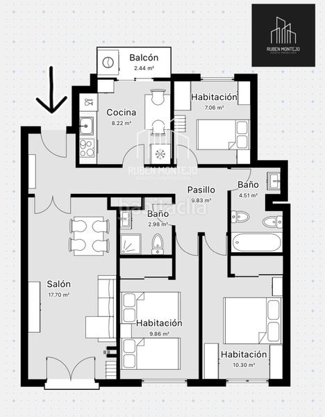 Foto 3beb5ec7-7e82-47ee-83e9-4e1fb9e7bb74. Location appartement avec chauffage parking dans Pizarrales Salamanca