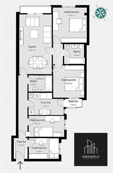 Foto 8bfbdfc5-6188-4974-8602-62bcfabb4e65. Flat with heating parking in Carmelitas Salamanca
