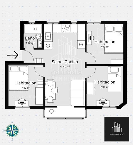 Foto bd994c6d-afbb-433b-8b33-6afeab98b9f1. Rent flat with heating terrace in San Bernardo Salamanca