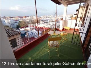 Rent Flat  Sol. Ático con gran terraza en pleno casco histórico de sevilla  900