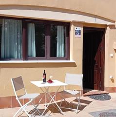 Apartament a Hacienda del Álamo Golf. Coqueto apartamento en planta baja con terraza abierta exterior