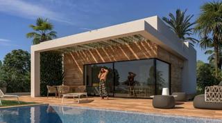 Xalet a Las Lomas de Rame-Bahía Bella. Supervillas de lujo con piscina y solarium frente al campo de go