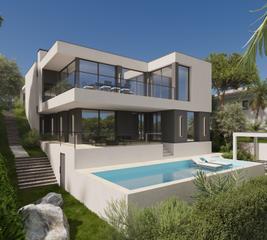 Chalet à Urbanitzacions. Casa d’obra nova en platja d’aro – parcela 600 m² – vistes al ma