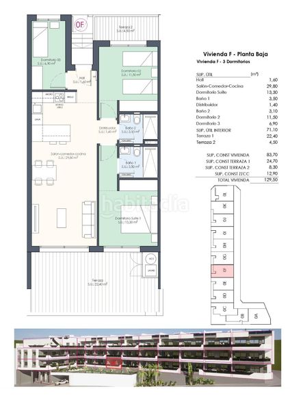 Foto 4503d805-8a2b-496d-90bf-5c088a98f501. Apartament amb calefacció piscina a Benijófar