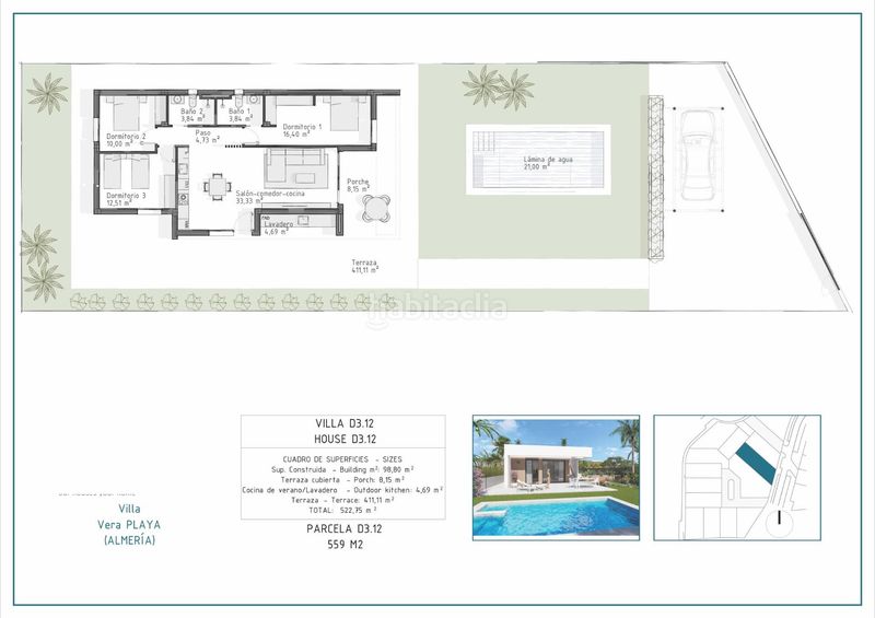 Foto 730cfe04-78aa-4e63-bab5-fbda8b9b3ee2. Xalet amb calefacció piscina a Las Salinas Vera