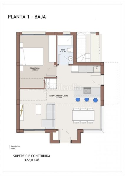 Foto 4fe11d35-88c4-48b7-a0f6-1e94043047ff. Xalet amb calefacció piscina a Las Salinas Vera