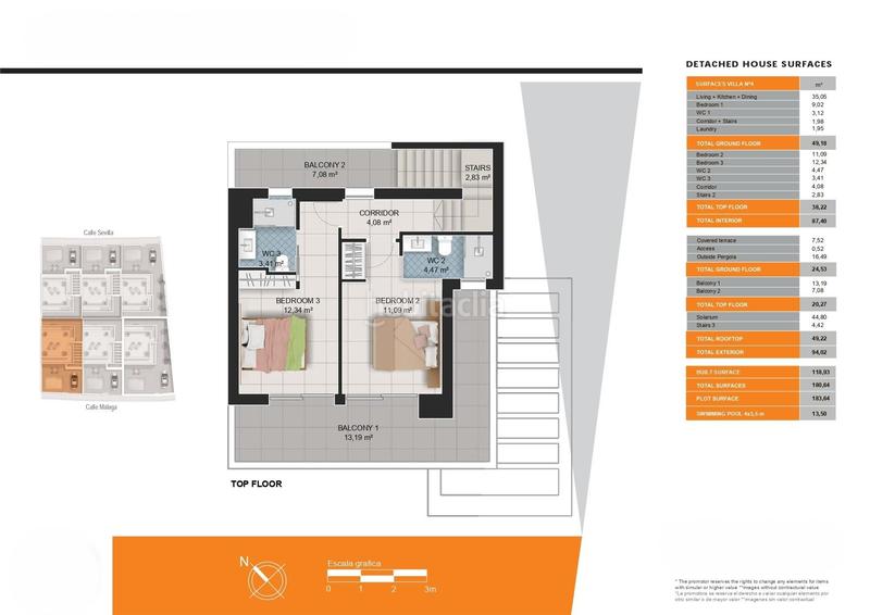 Foto a26f88fb-afe6-432e-b72d-c3c6cfe49c68. Chalet villa con 3 habitaciones, piscina y solárium en San Miguel de Salinas