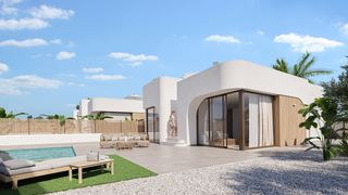 Chalet en Las Lomas de Rame-Bahía Bella. Exclusiva villa en las lomas del ramebahía bella, los alcázares