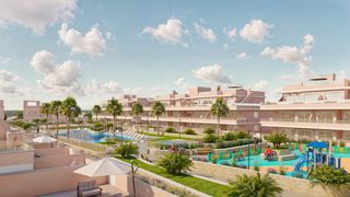 Casa a Pilar de la Horadada Ciudad. Moderno bungalow en pilar de la horadada con amplia terraza y pi