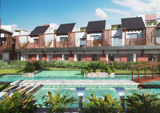 Maison à Pilar de la Horadada Ciudad. Exclusivo bungalow de 2 dormitorios y 2 baños