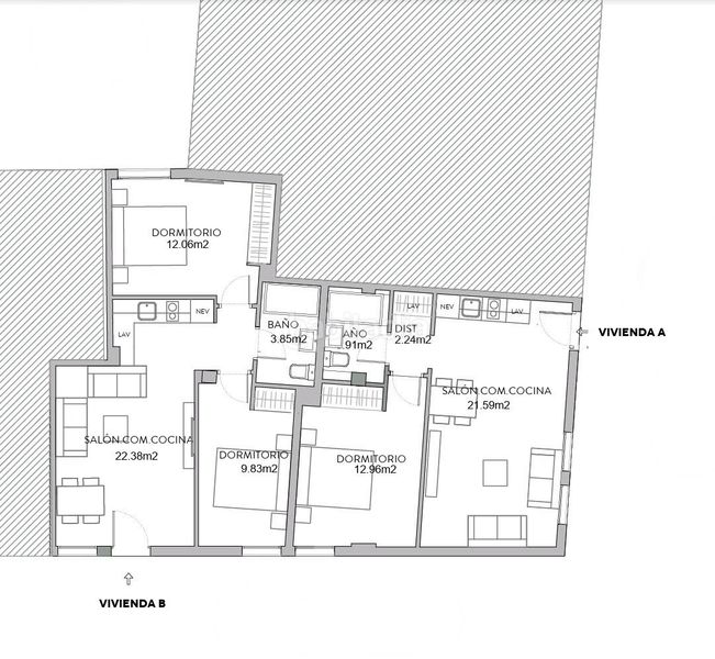 Foto 84b5aa92-0e43-4c76-b53b-8fe9a97f1ff0. Apartament amb calefacció a Villaverde Alto Madrid