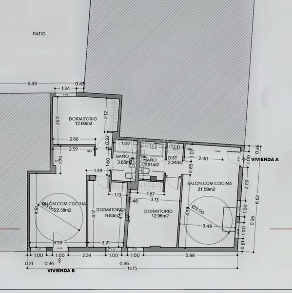 Foto b988f34a-e765-4b92-8538-00a3b6e2a067. Apartament amb calefacció a Villaverde Alto Madrid
