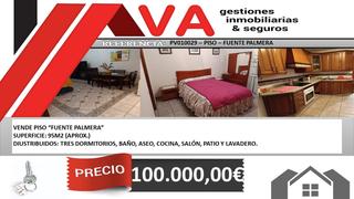 Pis  Carretera fuente palmera. Se vende piso fuente palmera
