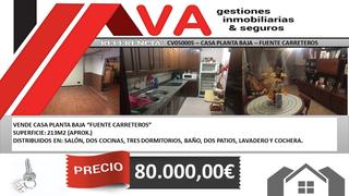 Maison  Calle real. Vende casa planta baja "fuente carreteros"
