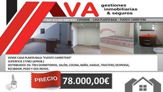 Casa  Calle molino. Vende casa planta baja en fuente carreteros