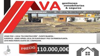 Pis  Plaza real. Se vende piso  + local " en construccion" fuente palmera