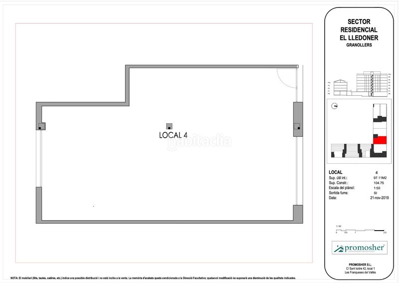 Foto 1c64777f-11f3-45fa-87eb-6909a0c6a2a4. Local comercial a Lledoner Granollers