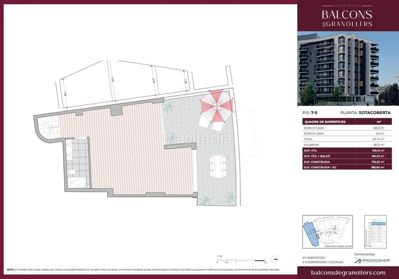 Foto 1ee19801-9f9d-4b18-9516-6ff1a5aad2b2. Pis a calle francesc ribas 56 a Font Verda Granollers
