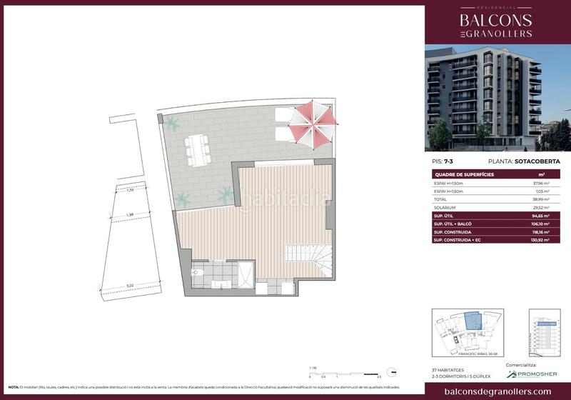 Foto cfcb9e1f-4753-46a9-aea5-1a156efc8e97. Pis a calle francesc ribas 56 a Font Verda Granollers
