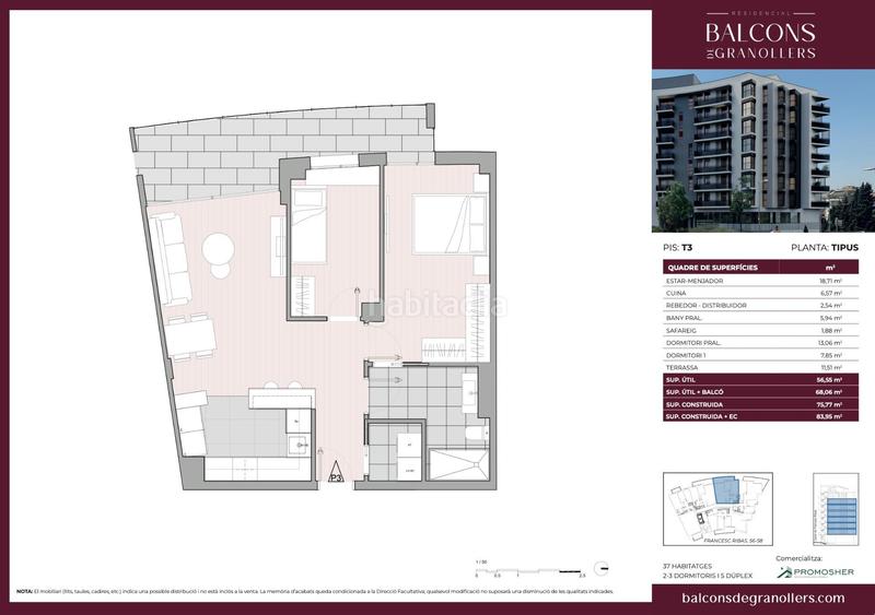 Foto abda7d69-669e-4f58-8105-85a68c922927. Àtic a calle francesc ribas 56 a Joan Prim Granollers