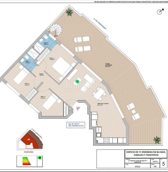 Foto 7e40c143-d843-4366-b46e-d3a042f5ec22. Penthouse with heating in Hospital Albacete