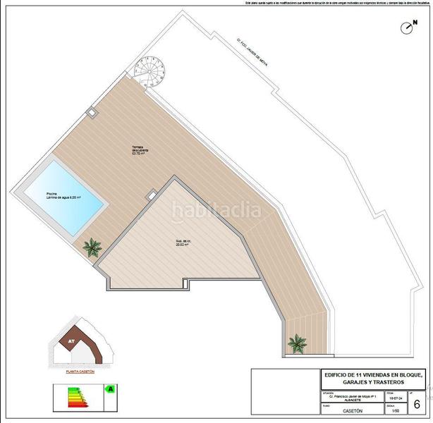 Foto d708ccb5-7245-427d-856c-7b3cff751fa2. Penthouse with heating in Hospital Albacete