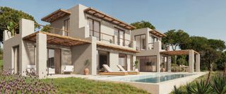 Chalet in Centro Ciudad. Proyecto villa elegante costa blanca , portichol
