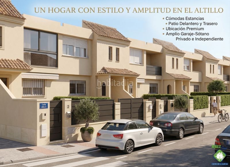 Foto 1f845d4b-fcd6-4f37-b292-8d8c56f5c99b. Casa adossada amb calefacció aparcament a El Altillo Jerez de la Frontera