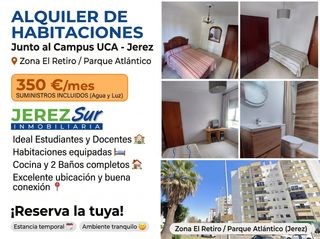 Location Appartement à Pago San José - Princi - Jerez. Habitación equipada junto al campus uca  zona el retiro  parque