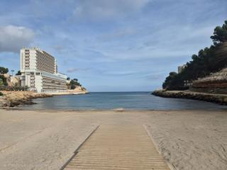 Etagenwohnung in Sol de Mallorca. Exclusivo apartamento en primera línea de mar en cala vinyes, ma