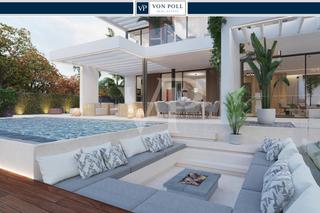 Casa in Torviscas Centro y Alto. Lujosa y moderna villa en construcción en roque del conde