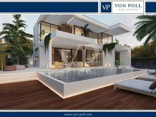 Casa a Torviscas Centro y Alto. Lujosa y moderna villa en construcción en roque del conde