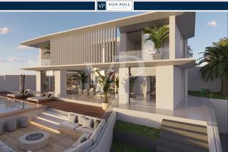 Casa in Torviscas Centro y Alto. Fantástica villa en construcción con vistas al mar y diseño cont