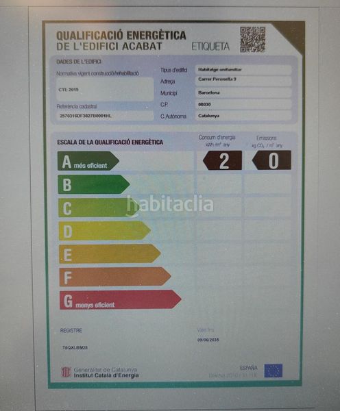 Foto b81ea35c-cbe3-41f0-8f92-299f28b2c066. Casa adossada a Sant Andreu de Palomar Barcelona