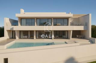 Haus  Francia. Villa de lujo en construcción con vistas panorámicas al mar  cal