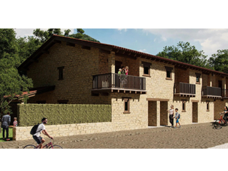 Country house in Tavertet. Casa obra nova amb jardí