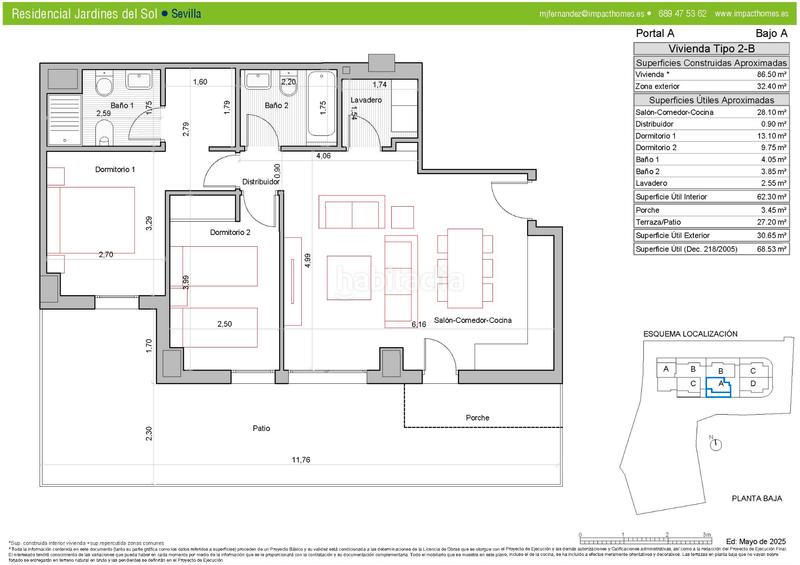 Foto 7c2155cf-d04d-4886-b0a1-90c941eb06a7. Appartamento in calle huerta del sol 27 in San Jerónimo - La Bachillera Sevilla
