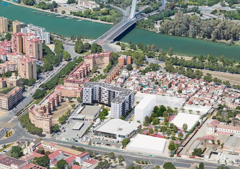 Foto 06c6a4eb-94db-49f5-b5ea-d2909f80fa40. Piso en calle huerta del sol 27 vivienda de obra nueva en en Sevilla