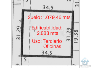 Terreny residencial a Villaverde Alto. Vendo suelo terciario para oficinas en madrid m134