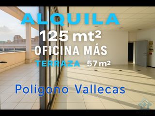 Affitto Ufficio in Ensanche de Vallecas-La Gavia. Alquilo oficina con terraza en poli. vallecas madrid  m207