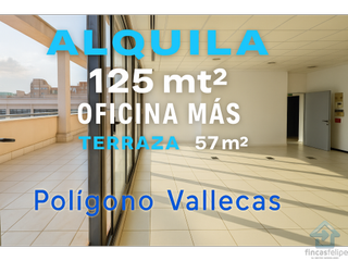Lloguer Oficina en Ensanche de Vallecas-La Gavia. Alquilo oficina con terraza en poli. vallecas madrid  m207