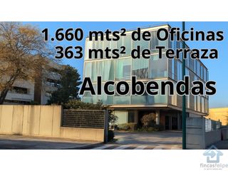Miete Büro in Parque Empresarial. 1660 mts de oficina en la moraleja con  363mts de terraza m263