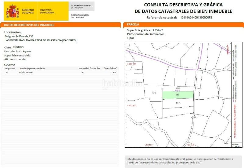 Foto b1d35b63-f43b-4bb2-a300-1c26293cb063. Finca rústica a Malpartida de Plasencia