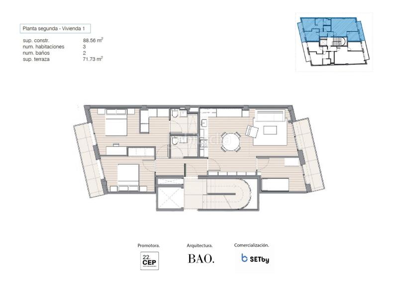 Foto d70ae5f5-4de5-4885-8399-52bbefffca84. Duplex 68m<sup>2</sup> with heating in Prosperitat Barcelona