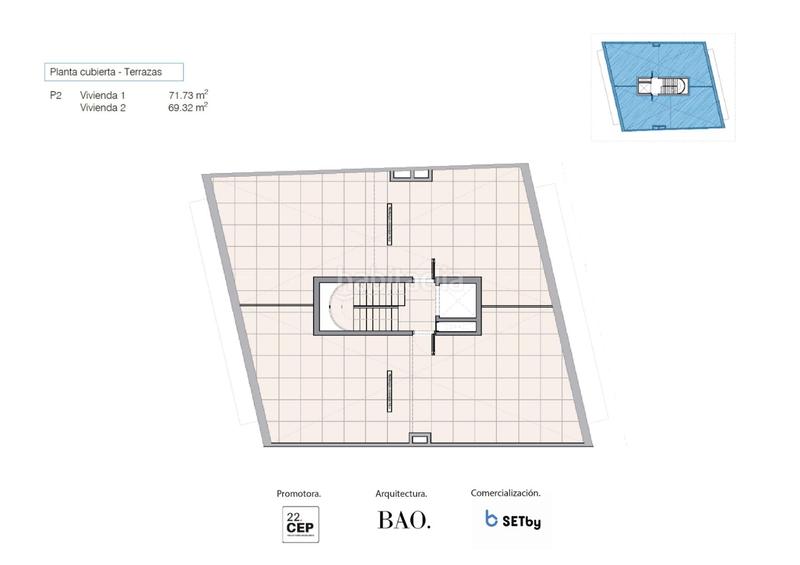 Foto 72a9540d-cbaa-4fa4-a333-cb3bdd9395bf. Zweistöckige wohnung 68m<sup>2</sup> mit heizung in Prosperitat Barcelona
