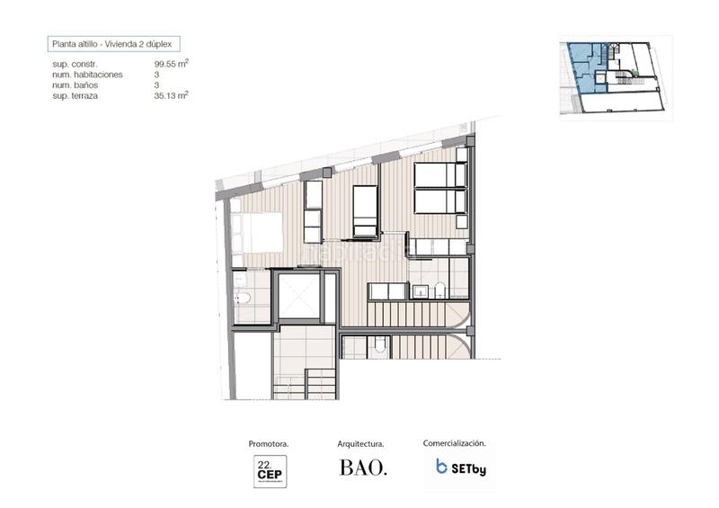 Foto efb738c8-8f7e-42eb-bb3b-258cbb84d04a. Appartement 88m<sup>2</sup> avec chauffage dans Prosperitat Barcelona