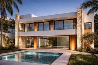 Chalet  40 calle vitoria. Villa de lujo  en venta con vistas al mar, piscina y solárium en