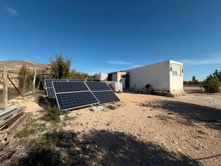 Rural plot  N/a. Terreno rústico agrario con casa prefabricada y placas solares e