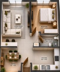 Appartement à Calle san roque 33. Pisos de 1 y 2 dormitorios desde 167.000€